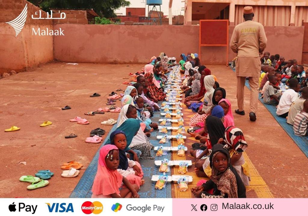 مشروع توزيع  وجبات غذائية